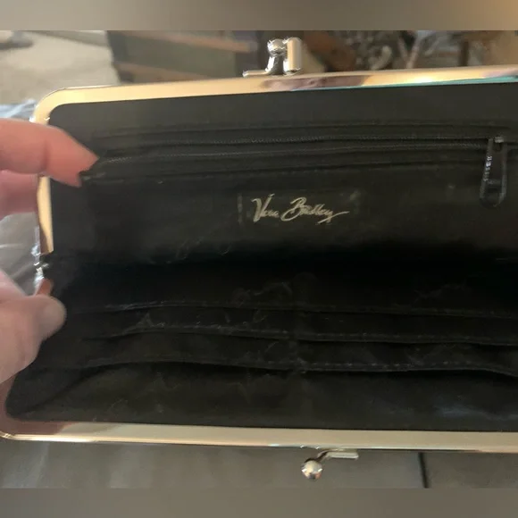 Vera Bradley Retired Caffe Latte clutch wallet - Picture 3 of 3